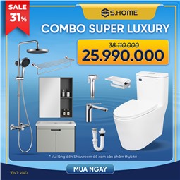 Combo Super Luxury thiết bị phòng tắm DeMuhler 25990K